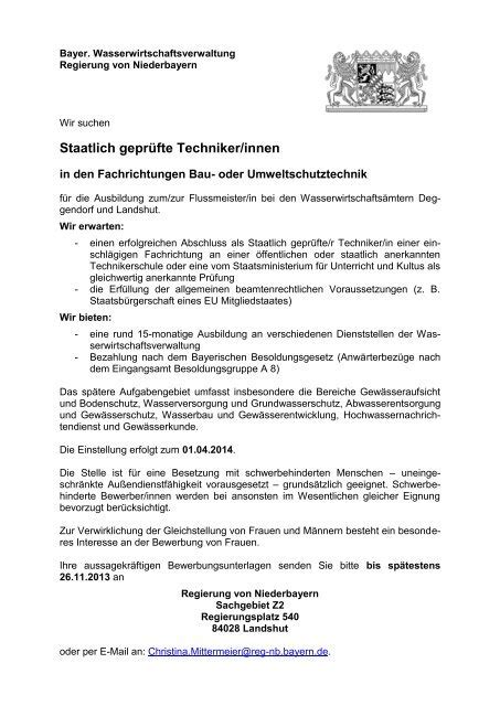 Staatlich Geprüfte Technikerinnen Bayern