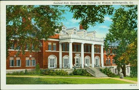 Sanford Hall Georgia State College For Women Milledgeville Ga