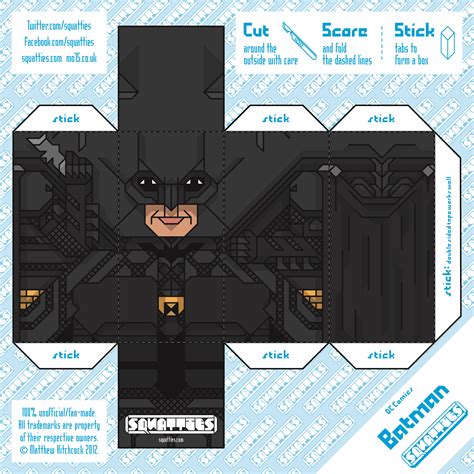 Modelo De Papercraft De Un Diorama De Batman Dawn Of Justice Images