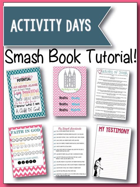 Smash Book Tutorial Make This Cute Smash Book For Your Activity Days