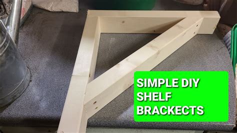 Simple Diy Shelf Brackets And Wood Work Tips Youtube