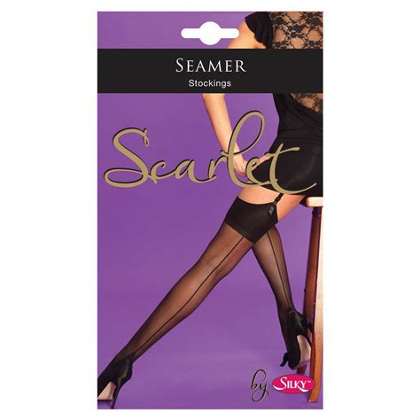 sexy seamed stockings nude cuban heel retro back seam size 16 18 20 22 l xl plus ebay