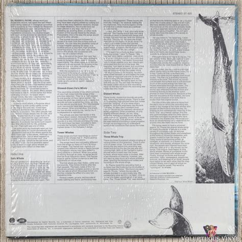 Humpback Whale ‎ Songs Of The Humpback Whale Vinyl Lp Album