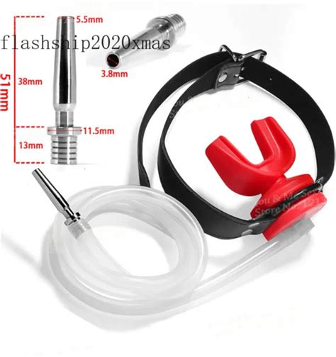 New Piss Urinal Flow Into Mouth Gag Urethra Plug Male Chastity Device Cage Slave 2708 Picclick