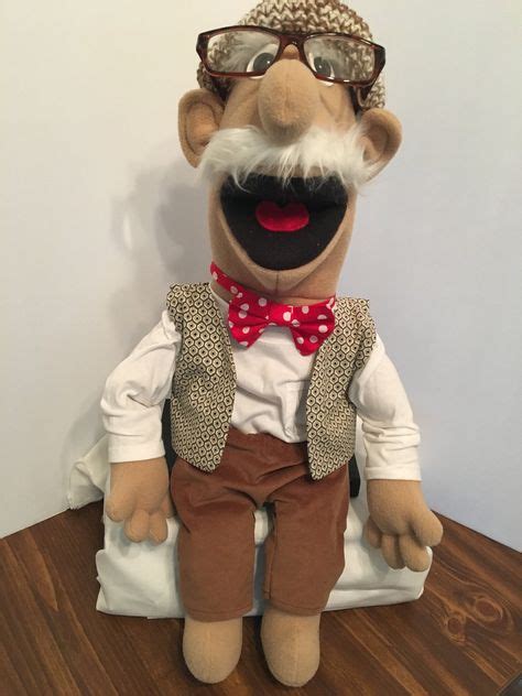 Old Man Puppet Grandpa Puppet Puppet Full Body Puppet Ventriloquist