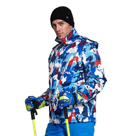 Wild Snow Winter Ski Jackets Men Outdoor Thermal Windproof Waterproof
