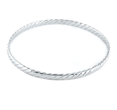 uni sex platinum bangle with inclined lines jl ptb 818 etsy
