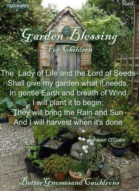 Garden Blessing Wicca Prayers Pinterest Magia Wicca And Huerta