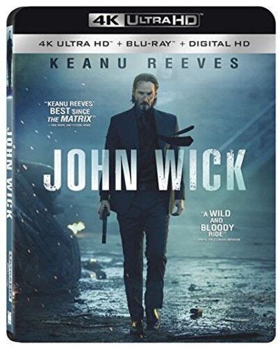 John Wick New K UHD Blu Ray With Blu Ray K Mastering UV HD Digital Copy EBay