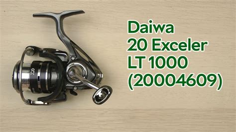 Розпаковка Daiwa 20 Exceler LT 1000 20004609 YouTube