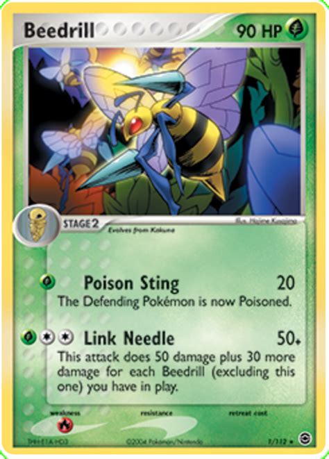 Beedrill Ex Firered Leafgreen Pokemon Card