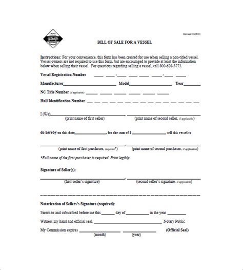 At the bottom of the page, we have templates that are customized for the requirements enter the purchase price of the boat in the bill of sale. 8+ Boat Bill of Sale - Free Sample, Example, Format ...
