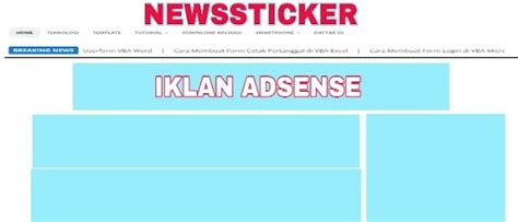 Cara Memasang Newsticker Berjalan Pada Blog Berbagi Informasi