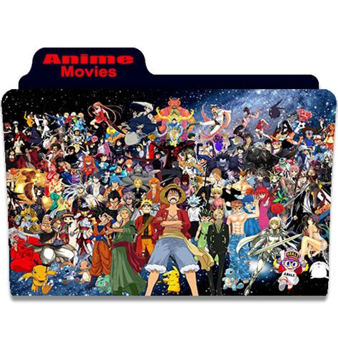 Anime Movies Folder Icon By Danzel1986 On Deviantart