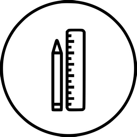 Pen Pencile Tool Sketch Scale Ruler Measure Svg Png Icon Free Download