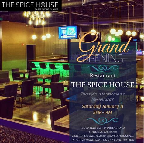 spice house restaurant opens it s second location january 11 2020 in the city of stonecrest