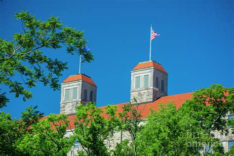 University Of Kansas In Lawrence Kansas On A Sunny Day Photograph By