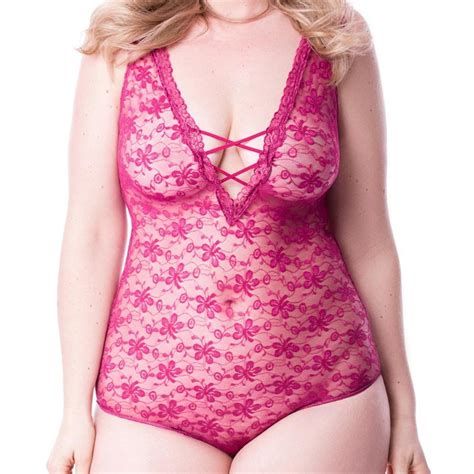 All Over Lace Teddy Plus Size Lingerie Plus Size Clothing Etsy