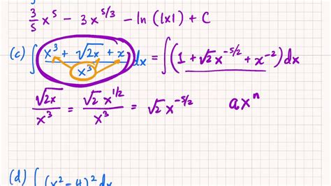 Math 135 Section 49 Finding Antiderivatives With Algebra And Power