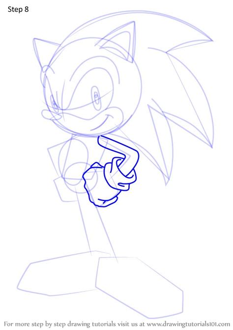 How To Draw Sonic From Sonic The Hedgehog