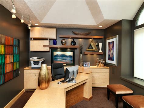 Inventive design ideas for small home offices. 17+ Gray Home Office Furniture, Designs, Ideas, Plans ...