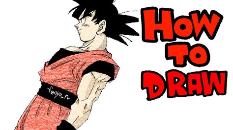 「how To Draw Son Goku【side】【super Beginne」ふぇにょんのイラスト