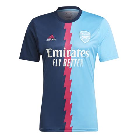 Adidas Arsenal Pre Match Shirt 2022 2023 Adults Licensed Short