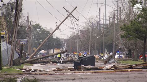 Tornadoes Severe Storms Rip Through New Orleans Damaging Homes Nbc News