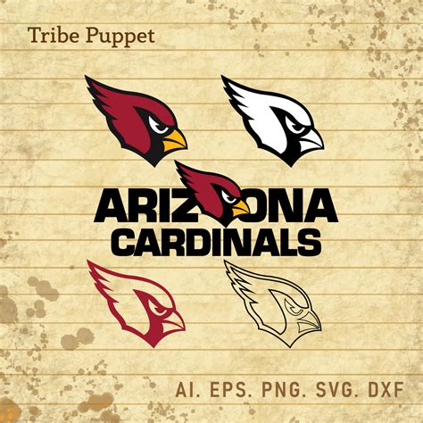 Arizona Cardinals Logo Vector Set Masterbundles