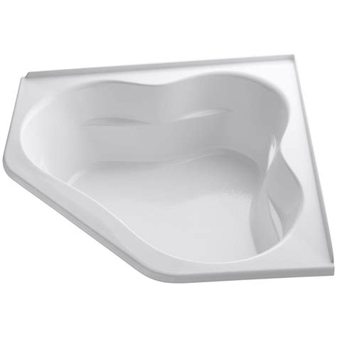 These drop in corner tub come with balboa control systems. KOHLER Tercet 5 ft. Corner Drop-in Center Drain Soaking ...