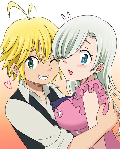 Nanatsu No Taizai Meliodas And Elizabeth Yandere Anime Anime Anime