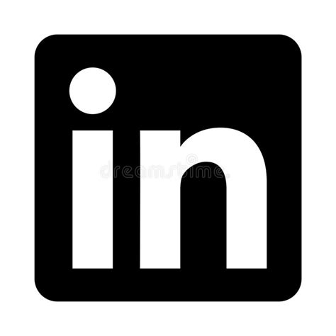 Linkedin Social Media Original Logo Icon Logo Vector Element On White