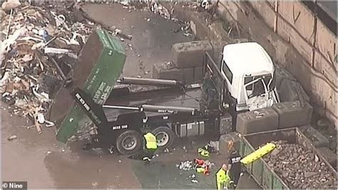 Tradie Crushed By A Garbage Truck At A Rubbish Tip Is Rushed To