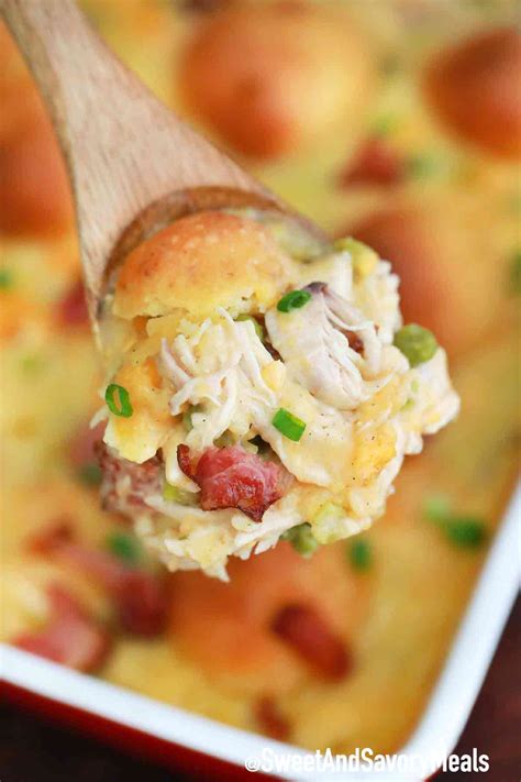 Bake in a 400°f oven for 25 to 35 minutes. Dairy Food Cookbook Chicken Casserole With Doughballs ...