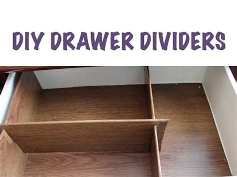 These kitchen shelves are made from reclaimed wood and they have a wonderful farmhouse look to them. CHEAP ORGANIZING: DIY Drawer Dividers - YouTube