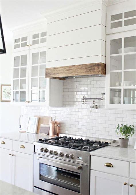 Jan 22, 2019 · when we designed the kitchen in our modern farmhouse, we chose to go with a stainless hood to add a little modern to the kitchen. You can go inexpensive for specific components of your ...