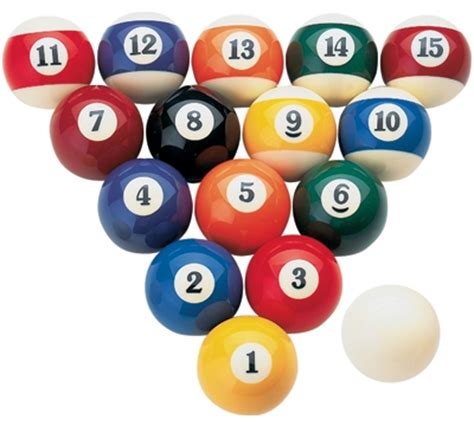 Less than 4 coloured balls make contact with the rail on the break: Cue King Pool Ball Set - Mueller's Billiard & Dart Supplies