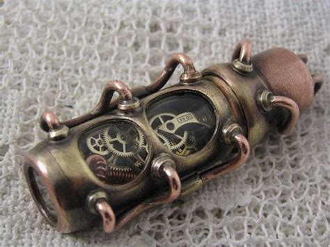 Steampunk Usb Flash Drive With Glowing Interior By Steamworkshop