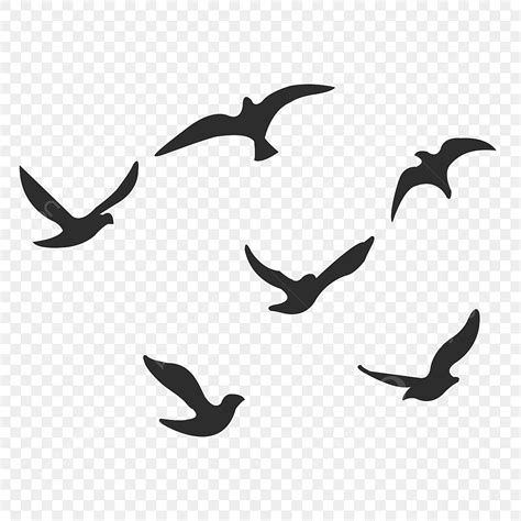 Birds Flying Silhouette Png Transparent Flying Bird Silhouette Flight