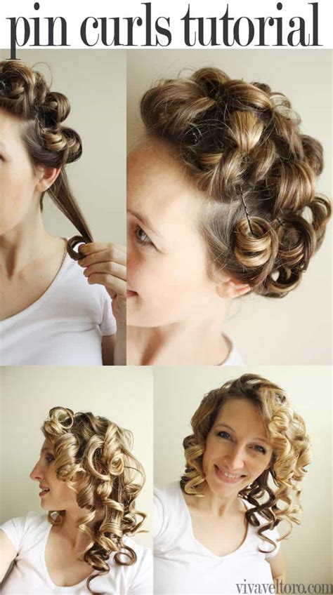 Pin Curls Updo Hairstyles Pin Curl Bun Updo Tutorial Hairstyles How