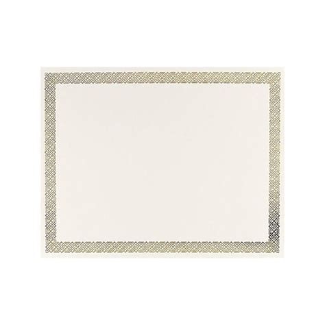 Great Papers® Gold Braided Foil Border Certificate 15pack At Staples