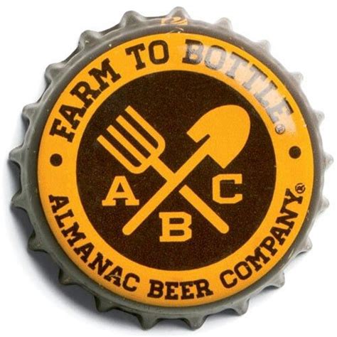 Almanac Beer Company Bottle Cap Beer Bottle Caps Bottle Cap Almanac