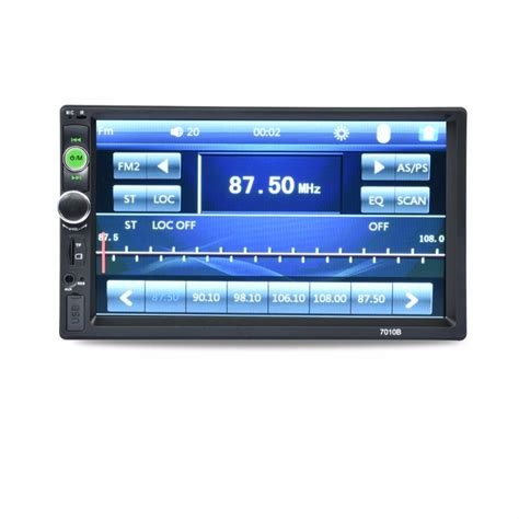 7010b 7 2din 12v Bluetooth Car Mp5 Player Universal Touch Screen