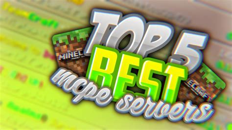 Top 5 Best Mcpe Servers Minecraft Pocket Edition Xbox Windows