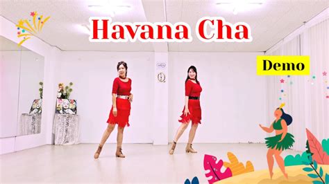 Havana Cha Line Dancehigh Beginner Youtube
