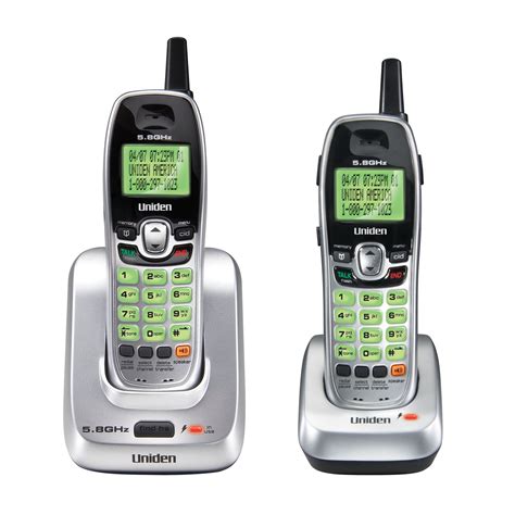 Uniden Dxi8560 2 58ghz Cordless Phone W 2 Handsets Caller Id