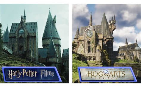 Video Compara Locaciones De Hogwarts Legacy Con Harry Potter