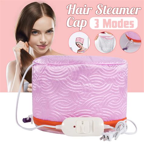 110v Electric Heating Cap Thermal Hair Care Steamer Treatment Hat Drying Nourishing ~ Pauline