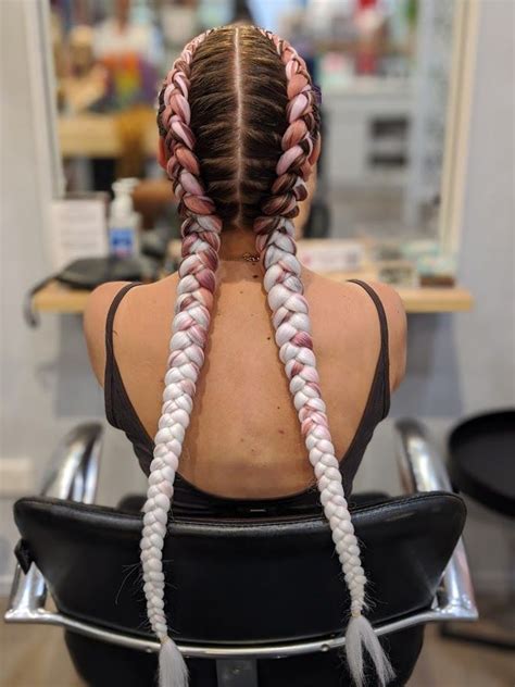 Dutch Braid Extensions In 2021 Braids With Extensions Allure Hair Hair Extensions Best