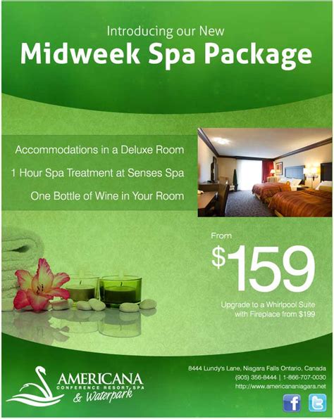Introducing Our New Midweek Spa Package Niagara Falls Blog